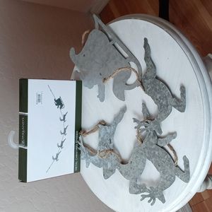 NIB Kirkland's All Through the House Metal Christmas Banner